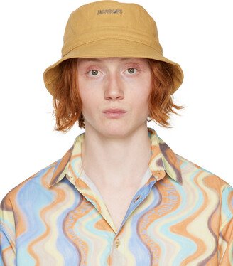 Beige Le Raphia 'Le Bob Gadjo' Bucket Hat