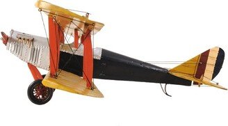 Yellow Curtis Jenny Plane 1:18 Scale Model