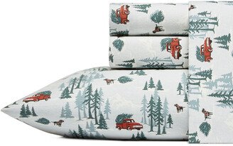 Tree Farm Flannel Sheet Set