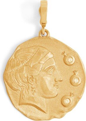 Large Yellow Gold And Diamond Hera Goddess Of Mothers Charm