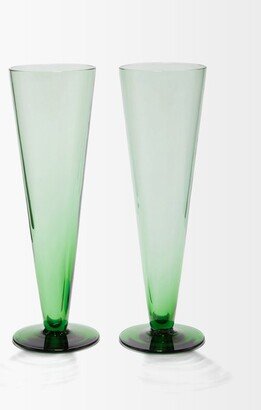 Set Of Two Aria Champagne Flutes-AA