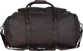 Colombian Leather 20 Single Compartment Top Load Travel Duffel Bag