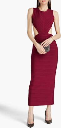 Cutout bandage maxi dress