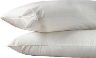 Hot Water Washable Zippered Pillow Protector 2 Packs