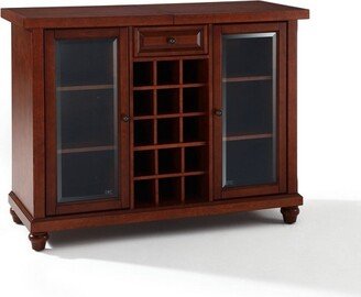 Cambridge Sliding Top Bar Cabinet Mahogany