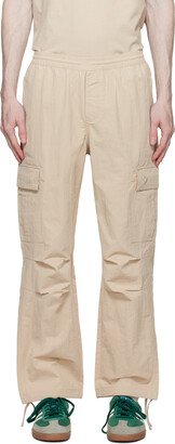 Beige Cargo Lounge Pants