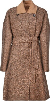 Double-Breasted Belted Coat-AC