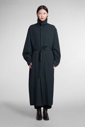 Coat In Black Wool-AA