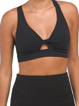 TJMAXX Cairo Front Twist Sports Bra Top For Women