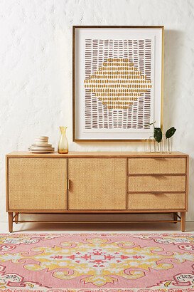 Wallace Cane and Oak Sideboard