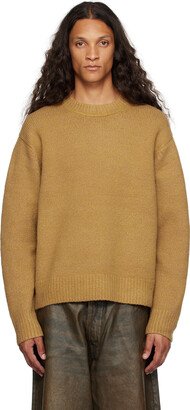 Tan Crewneck Sweater-AF