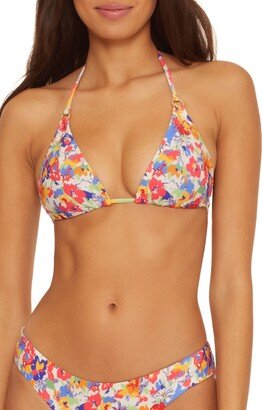 Flower Fields Triangle Bikini Top