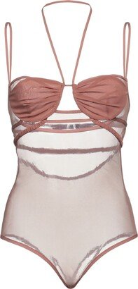 Lingerie Bodysuit Pastel Pink