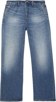 Women's Adaptive Wide Leg Jeans with Elastic Waist-AA