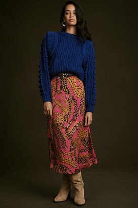 Crocodile Midi Skirt