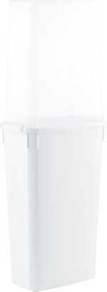 Iris Vertical Wrap Box White/Clear