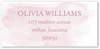 Address Labels: Grand Graceful Script Address Label, Pink, Address Label, Matte