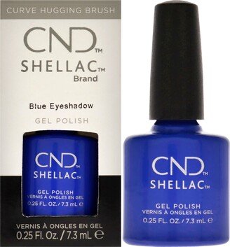 Shellac Nail Color - Blue Eyeshadow by for Women - 0.25 oz Nail Polish