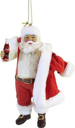 Kurt S. Adler Holiday Ornament Coca-Cola Santa - One Ornament 5.25 Inches - Christmas Soda Drink - Cc9211 - Plastic - Red