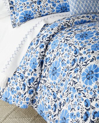 Zoya Azure King Duvet Cover