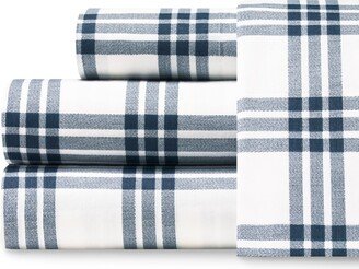 Cotton Percale 4 Piece Sheet Set, Queen