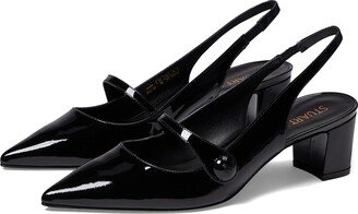 SW 50 Block Slingback (Black) Women's Shoes