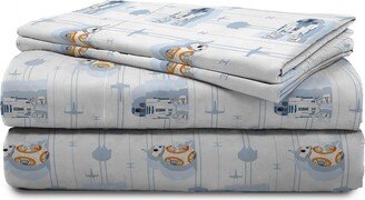 Saturday Park Star Wars Droids 100% Organic Cotton Queen Sheet Set