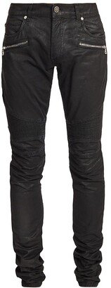 Ribbed Slim-Fit Jeans