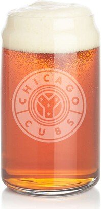 Chicago Cubs-City Connect-Beer Can Glass-Pint Glass-Cubbies Fan-Mlb Baseball-Gift Under 20-Sports Fan-Coach Gift-Fathers Day Gift