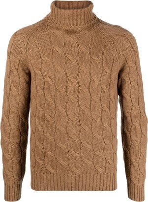 Cable-Knit Wool Jumper