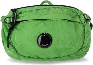 Nylon B Green Crossbody Bag