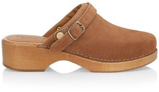 Suede Clogs