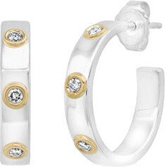 Elliot Young Liquid Metal Diamond Hoops