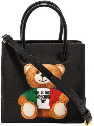 Italian Teddy Bear Print Tote Bag