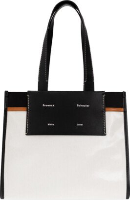 ‘Morris Large’ Shopper Bag - White