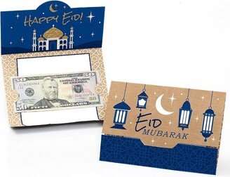 Big Dot of Happiness Ramadan - Eid Mubarak Money and Gift Card Holders - Set of 8