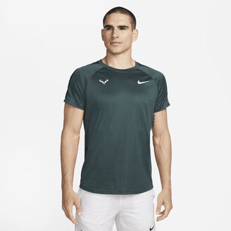 Rafa Challenger Men's Dri-FIT Short-Sleeve Tennis Top in Green