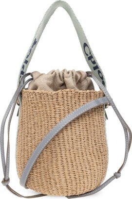 ‘Woody Small’ Bucket Bag - Beige-AA