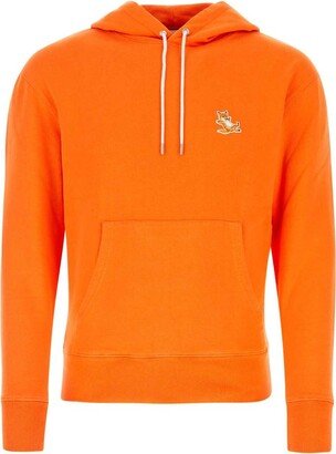 Fox Patch Drawstring Hoodie