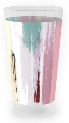 Outdoor Pint Glasses: Color Memories - Multi Pastel Outdoor Pint Glass, Multicolor