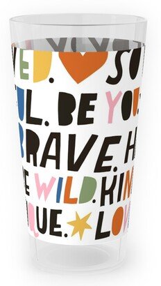 Outdoor Pint Glasses: Sweet Words - Multi Outdoor Pint Glass, Multicolor