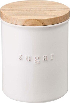 Yamazaki Tosca Ceramic Sugar Canister White