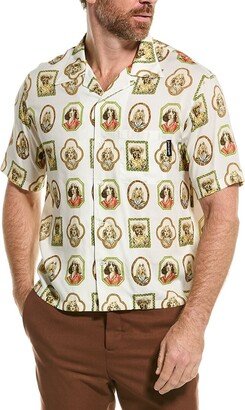 Hawaiian Dogs Bowling Shirt