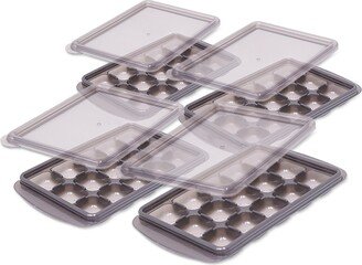 Hitrons Solutions 4-Pc. Pop-Out Ice Trays & Lids Set