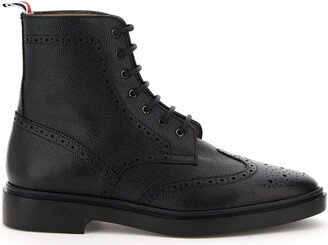 Brogue Lace-Up Boots-AA