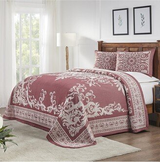 Adalie Vintage Medallion Lightweight Woven Jacquard Oversized Cotton Blend Bedspread Set