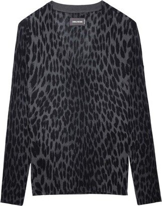 Brumy Leopard Cashmere Jumper