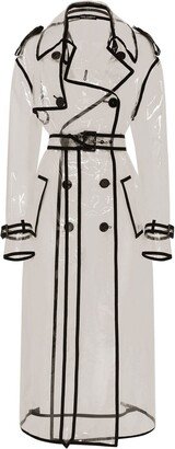 KIM transparent-design long coat