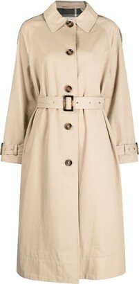 Marie belted trench coat