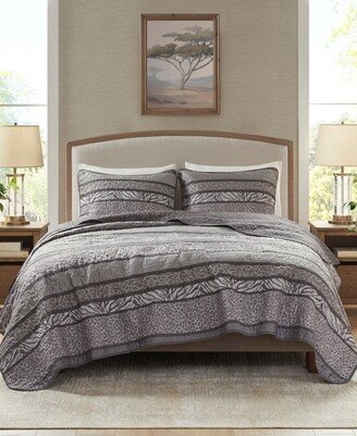 Seri Reversible Jacquard 3-Pc. Quilt Set, King/California King